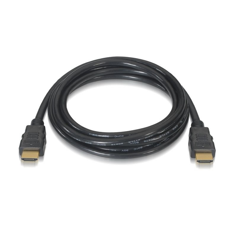 CABLE HDMI V20 4K 60Hz 18Gbps AM AM NEGRO 2m